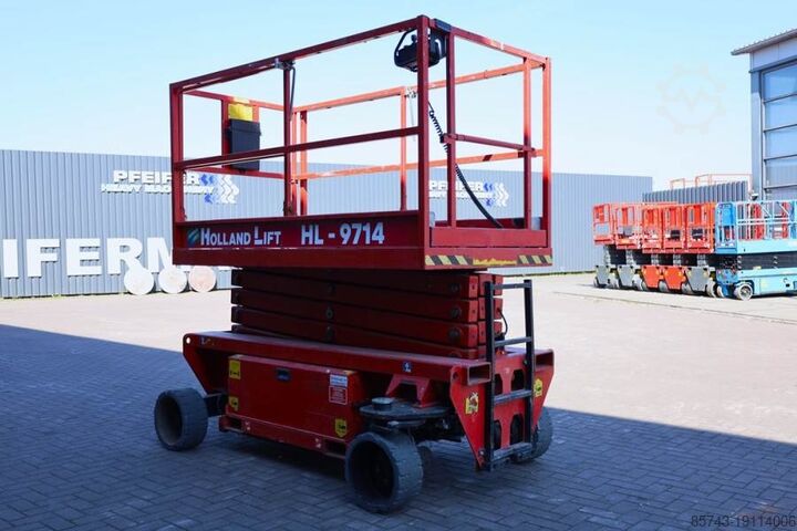 Podnośnik nożycowy Holland Lift Ecostar HL-9714 Electric, 12m Working Height, 325k