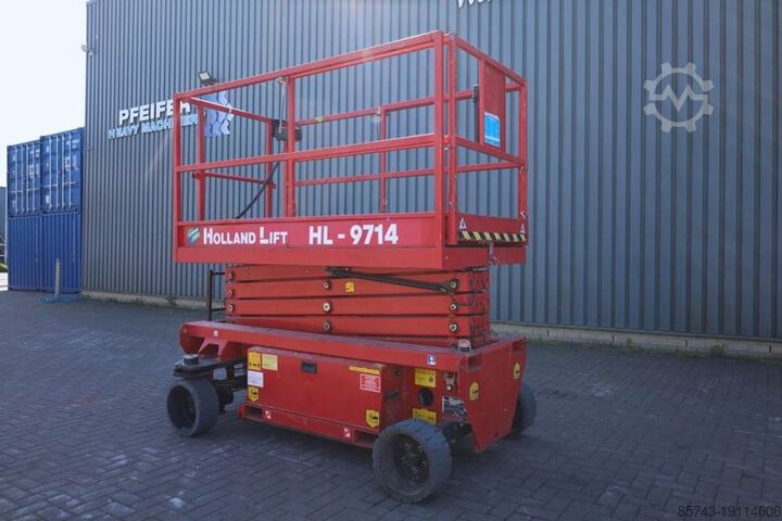 Podnośnik nożycowy Holland Lift Ecostar HL-9714 Electric, 12m Working Height, 325k
