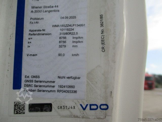 Rangka truk MAN TGS26.420, gel.Lift, Ret., Kipphydr., TÜV11/2026