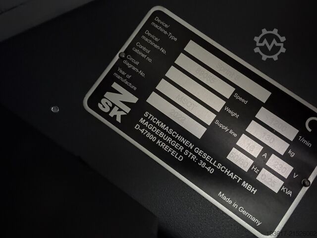 Hafciarka ZSK SPRINT 8 Freiarm + Bordüre