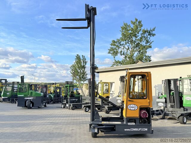 4方向フォークリフト Combilift C3000 GAS DUPLEX 4500 FREE LIFT CABIN