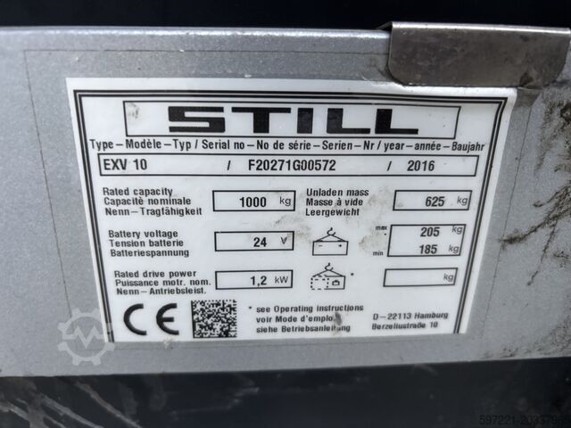 पैलेट स्टैकर Still EXV 10