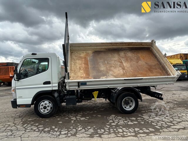 Volquete trilateral Mitsubishi Fuso Canter 7C18/Meiller 3 S.-Kipper/Kli