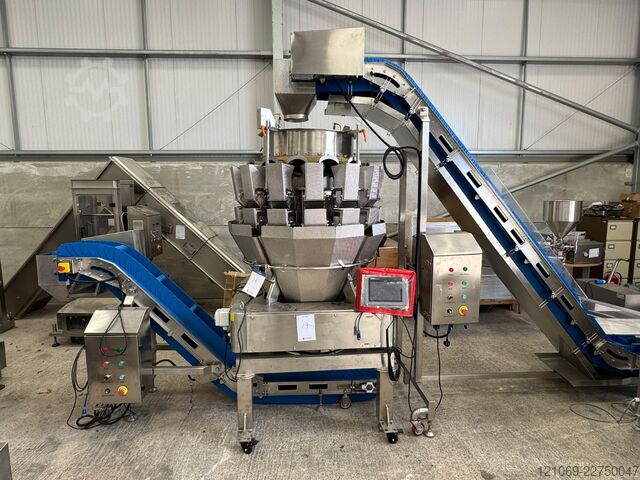 เครื่องชั่งน้ำหนักและสายพานลำเลียง 14 head multihead Screw weigher Model TY-P14