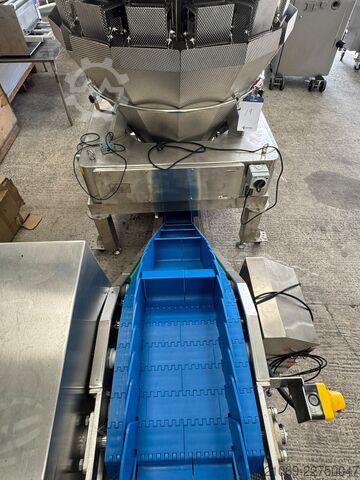เครื่องชั่งน้ำหนักและสายพานลำเลียง 14 head multihead Screw weigher Model TY-P14