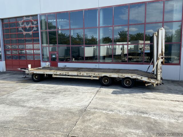 Remolque de plataforma baja Müller Mitteltal PT 30  3 Achs Tieflader 9,20 m Ladefläche