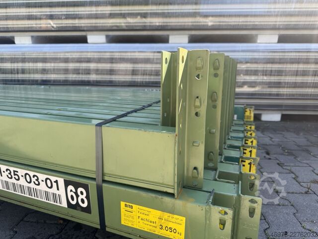 2 640 мм / K:127 x 50 мм / головная балка BITO PL38 Palettenregaltraverse Traverse Regal