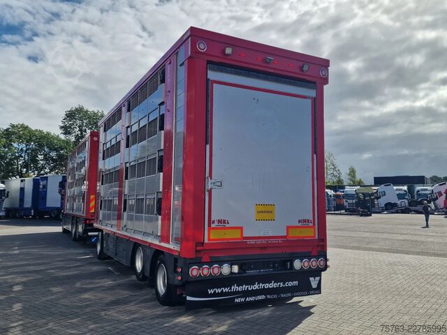 הובלת בעלי חיים Volvo FH 13.500 6x2 - Livestock 4 deck Finkl + Finkl ...