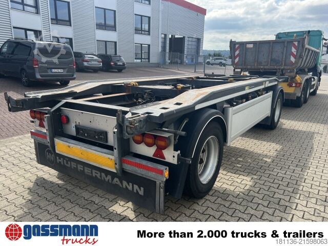Afzetcontainer-aanhangwagen Hüffermann HAR 20.58, Abrollanhänger, Deichsel absenkbar