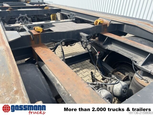 Afzetcontainer-aanhangwagen Hüffermann HAR 20.58, Abrollanhänger, Deichsel absenkbar