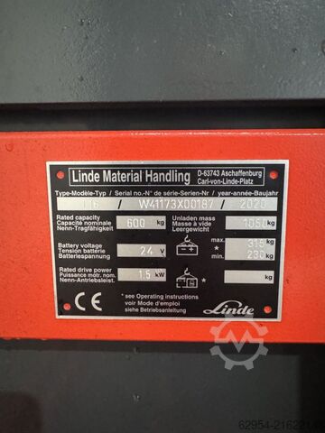 Carretilla elevadora Linde L 16 i lange Gabel 1600mm