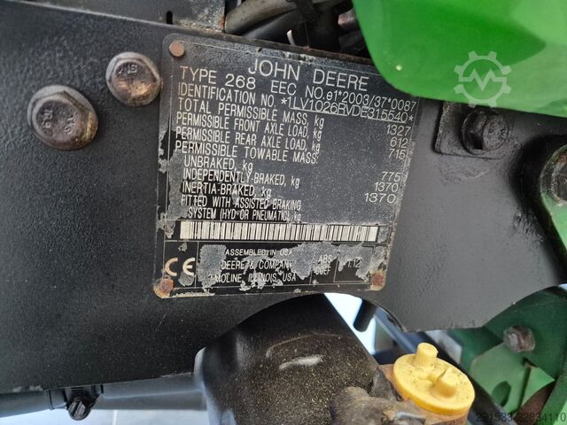  John Deere 1026R - 4WD - Serviced! - Only 361MTH