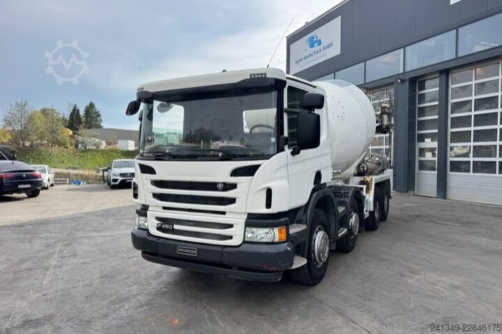 Betonmischer LKW SCANIA P450 8x4 Stetter 9m3