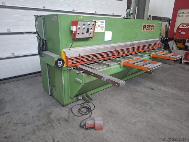 מספריים גליוטינה הידראוליות HACO TS 3006