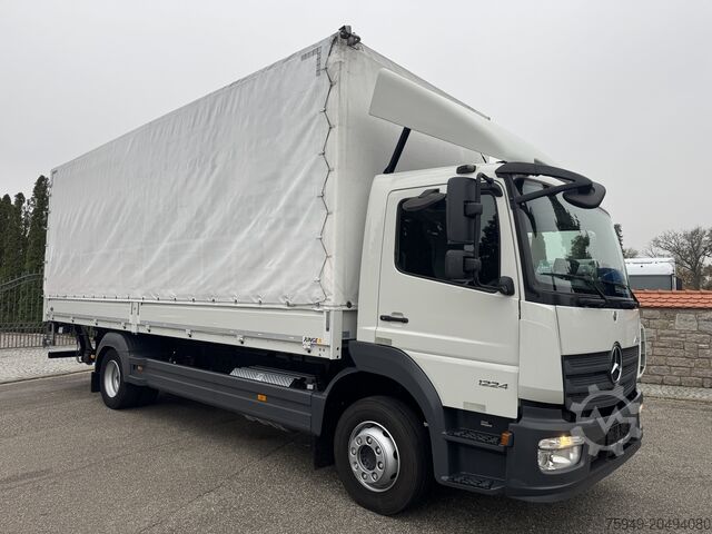 Atego 1224 L, 7,25 m, 1,5 ton lif belakang, kait penarik Mercedes-Benz Atego 1224 L Pritsche/Plane 7,25m LBW
