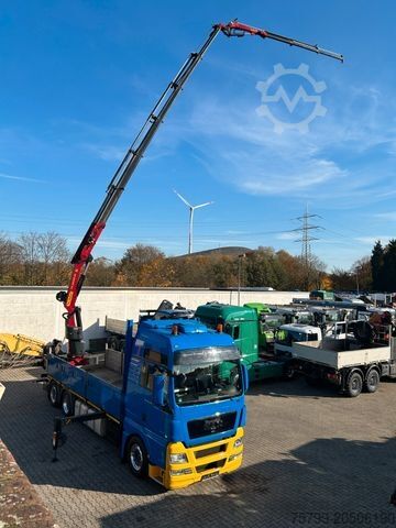 Autokran MAN 26.440 TGX Pritsche + PK 34002 + JIB