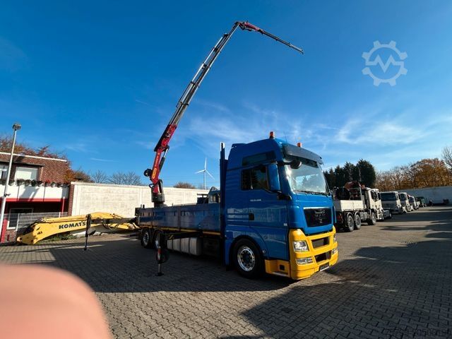 Autokran MAN 26.440 TGX Pritsche + PK 34002 + JIB