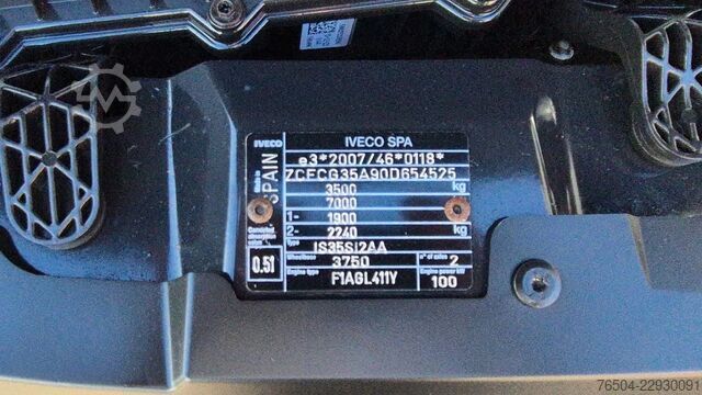 Plataforma de carga Iveco Daily 35S14 Open laadbak 4.13 m Euro 6