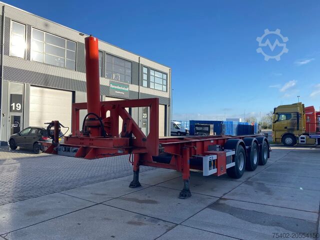 Container transport Van Hool 30 FT Container Tipper / SAF + Drum / Steering ...