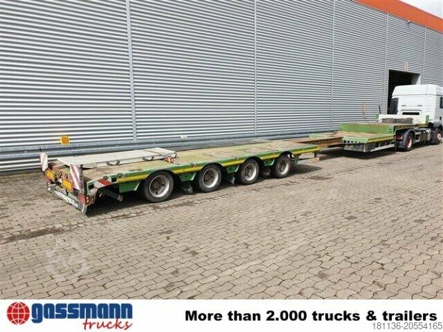 Low loader semitrailer Faymonville STN-4AX, Ausziehbar auf 16,8m, 2x Lenkachse