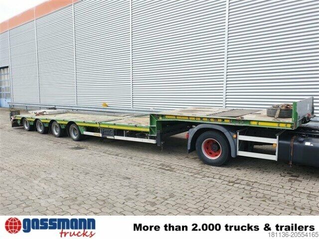 Low loader semitrailer Faymonville STN-4AX, Ausziehbar auf 16,8m, 2x Lenkachse