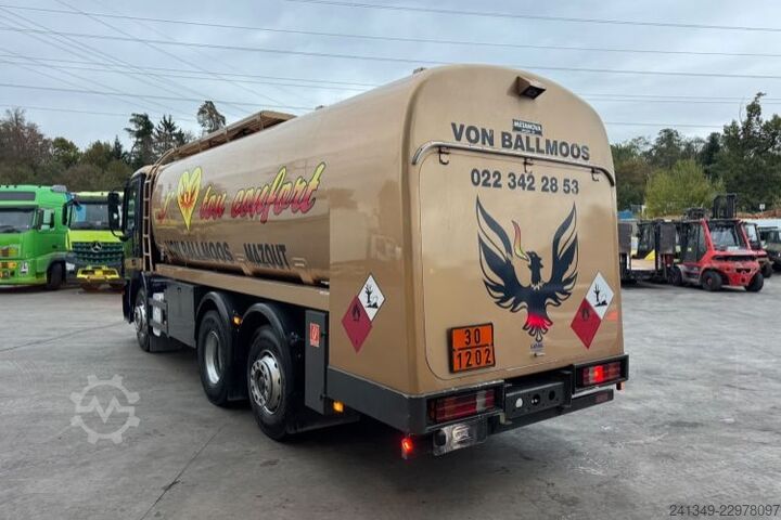 ট্যাঙ্কার ট্রাক MERCEDES-BENZ Actros 2541 6x2 21'000L 2 Kammern