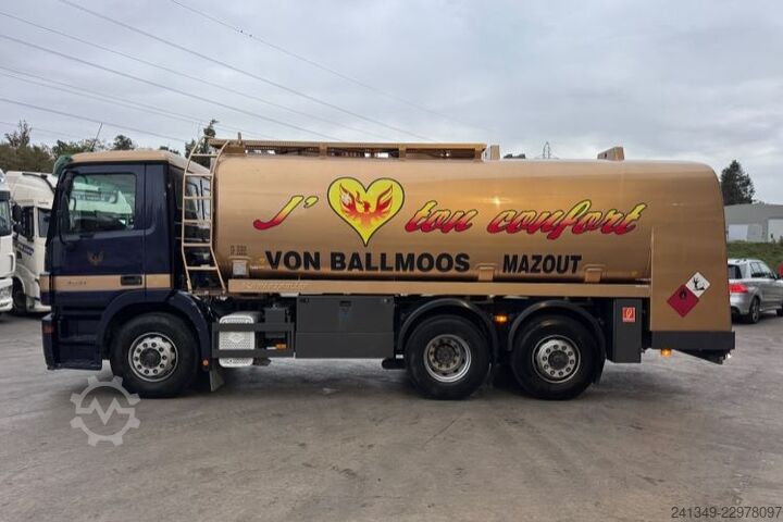 ট্যাঙ্কার ট্রাক MERCEDES-BENZ Actros 2541 6x2 21'000L 2 Kammern