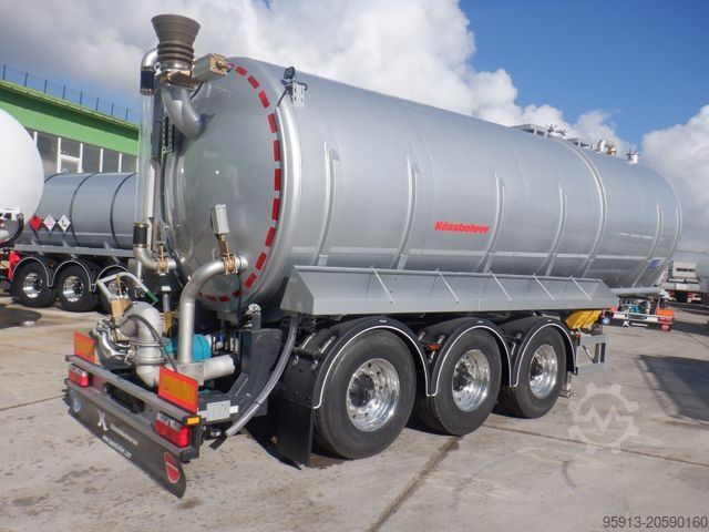 Semi trailer tangki KÄSSBOHRER Gülle Tankwagen Auflieger Edelstahl STN L
