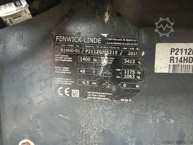 Vysokozdvižný vozík Linde R14HD-01