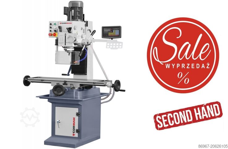 Mesin penggilingan dan pengeboran CORMAK ZX7045 BXL + DRO