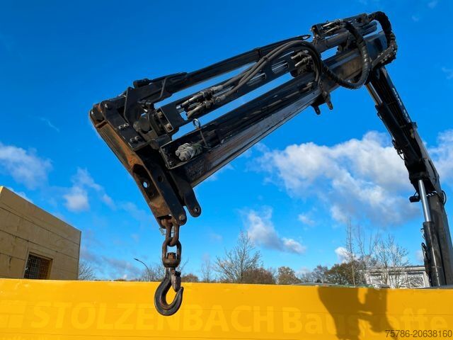 Flatbed truck MERCEDES-BENZ Atego 1522 L / AC/ Atlas AK 88.3 + Funk+5/6 Kr.