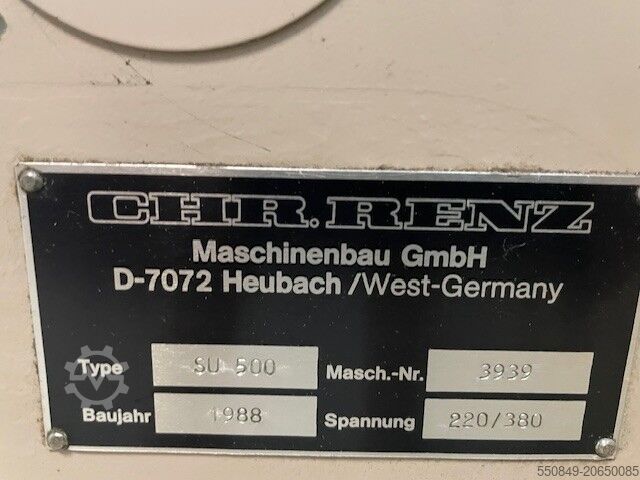 Buchbindereimaschine Renz SU 500