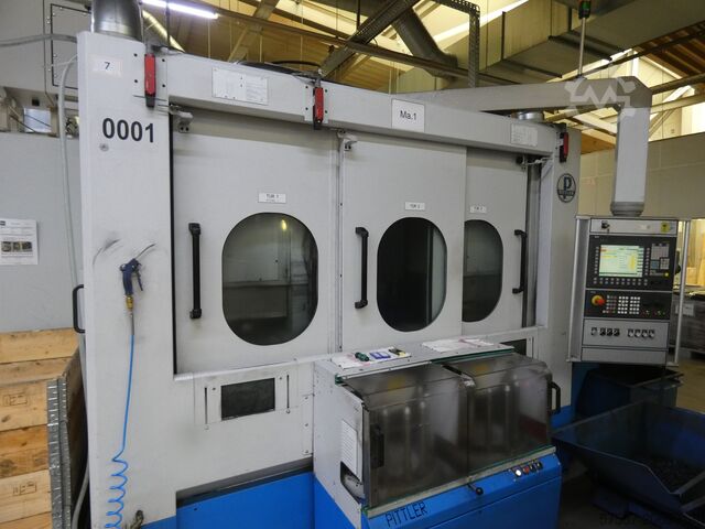 Centro de torneamento/fresagem CNC WMZ / PITTLER PVSL N1 2/2