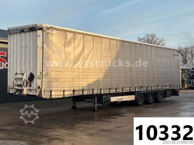 Semirremolque abierto con toldo KRONE SD  Pritsche + Plane Edscha-Verdeck Mega