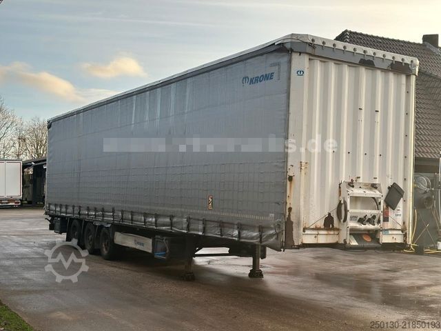 Semirremolque abierto con toldo KRONE SD  Pritsche + Plane Edscha-Verdeck Mega