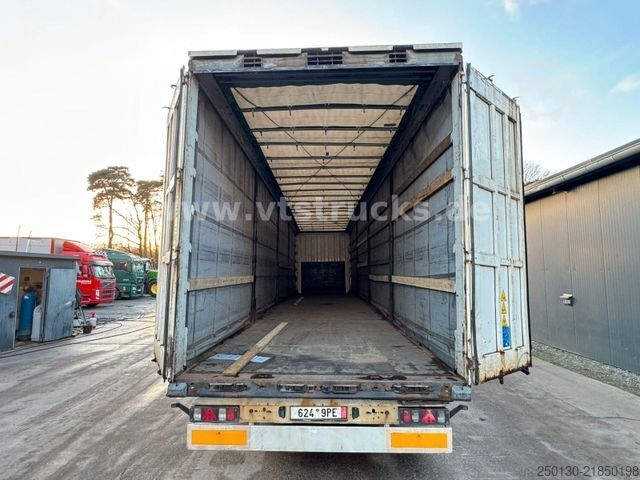 Semirremolque abierto con toldo KRONE SD  Pritsche + Plane Edscha-Verdeck Mega
