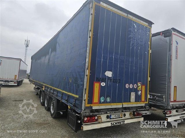 Odprta polprikolica s ponjavo Schmitz Cargobull Semitrailer Curtainsider Mega
