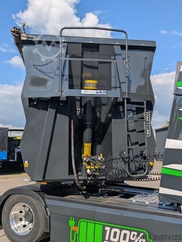 Kipper Auflieger STAS HardoX Stahl 86 m³, Liftachse, ALCOA, MIETEN?