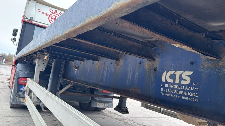 Trailer platform Pacton TXD.339 (BELGIAN TRAILER / DRUM BRAKES / FREINS...