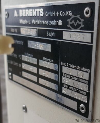 Becomix RW15 เครื่องผสมสูญญากาศ / เครื่องผสมแบบโฮโมจีไนซ์ทำจากสแตนเลส V4A Becomix B0083