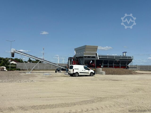Instalación mezcladora de hormigón Polygonmach mobile 60m3 concrete plant self-erected