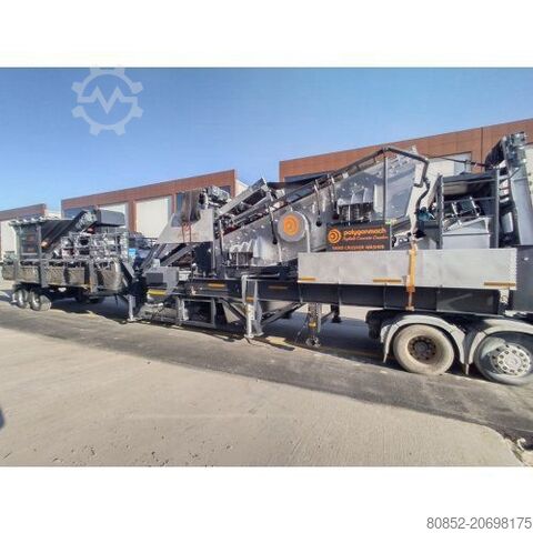 Triturador de detritos Polygonmach 1-PMCC1- mobile jaw and cone crusher