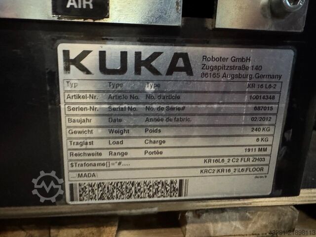 промисловий робот KUKA KR16L6-2 KRC2ed05