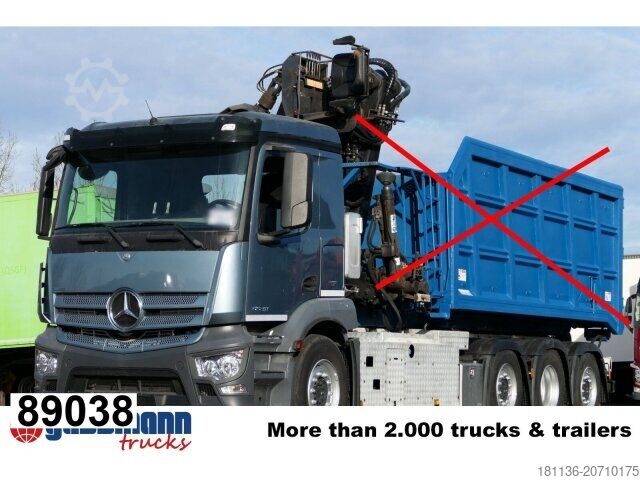 Roll-off tipper truck Mercedes-Benz Antos 3543 L 8x2/6, Retarder, 2x Lenkachse,
