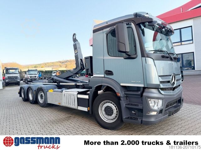 Roll-off tipper truck Mercedes-Benz Antos 3543 L 8x2/6, Retarder, 2x Lenkachse,