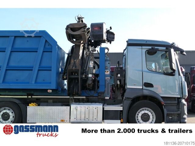 Roll-off tipper truck Mercedes-Benz Antos 3543 L 8x2/6, Retarder, 2x Lenkachse,