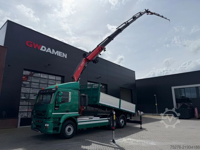 3-sidig tipp Iveco Stralis 500 6x2 3 Way tipper Fassi 365+Flyjib ,...