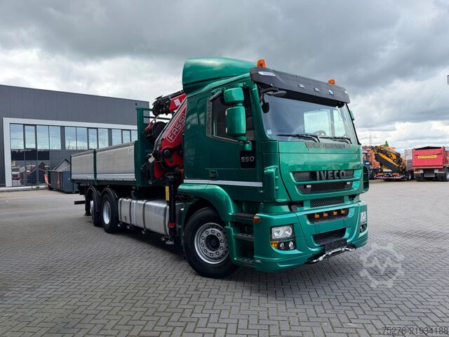 3-sidig tipp Iveco Stralis 500 6x2 3 Way tipper Fassi 365+Flyjib ,...