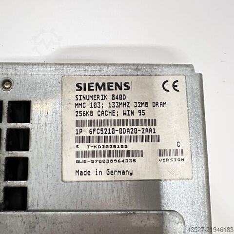 Electrónica / Controles PLC SIEMENS 6FC5210-0DA20-2AA1
