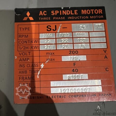 Motors MITSUBISHI SJ-26BZ Spindelmotor
